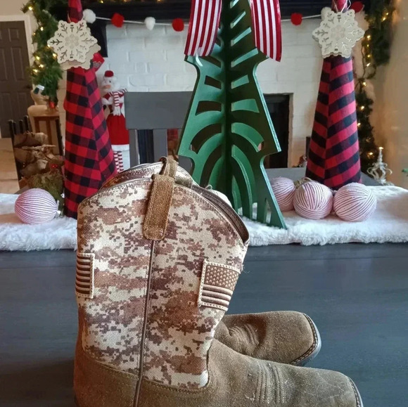 Ariat Mens 5. Excellent Used Condition Western Boot - Antique Mocha - Picture 3 of 8